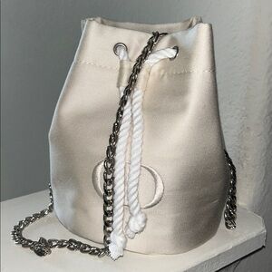 DIOR CD Beauty Makeup Bucket Pouch with unbranded chain